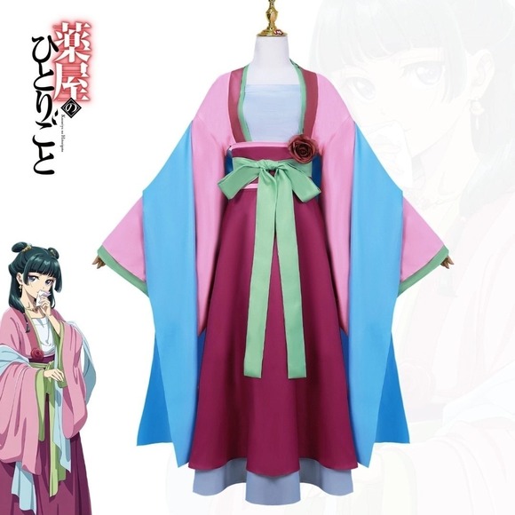 The Unbranded Brand Dresses & Skirts - Apothecary Diaries Anime Cosplay Costume Women Maomao Mao Mao Med Dress